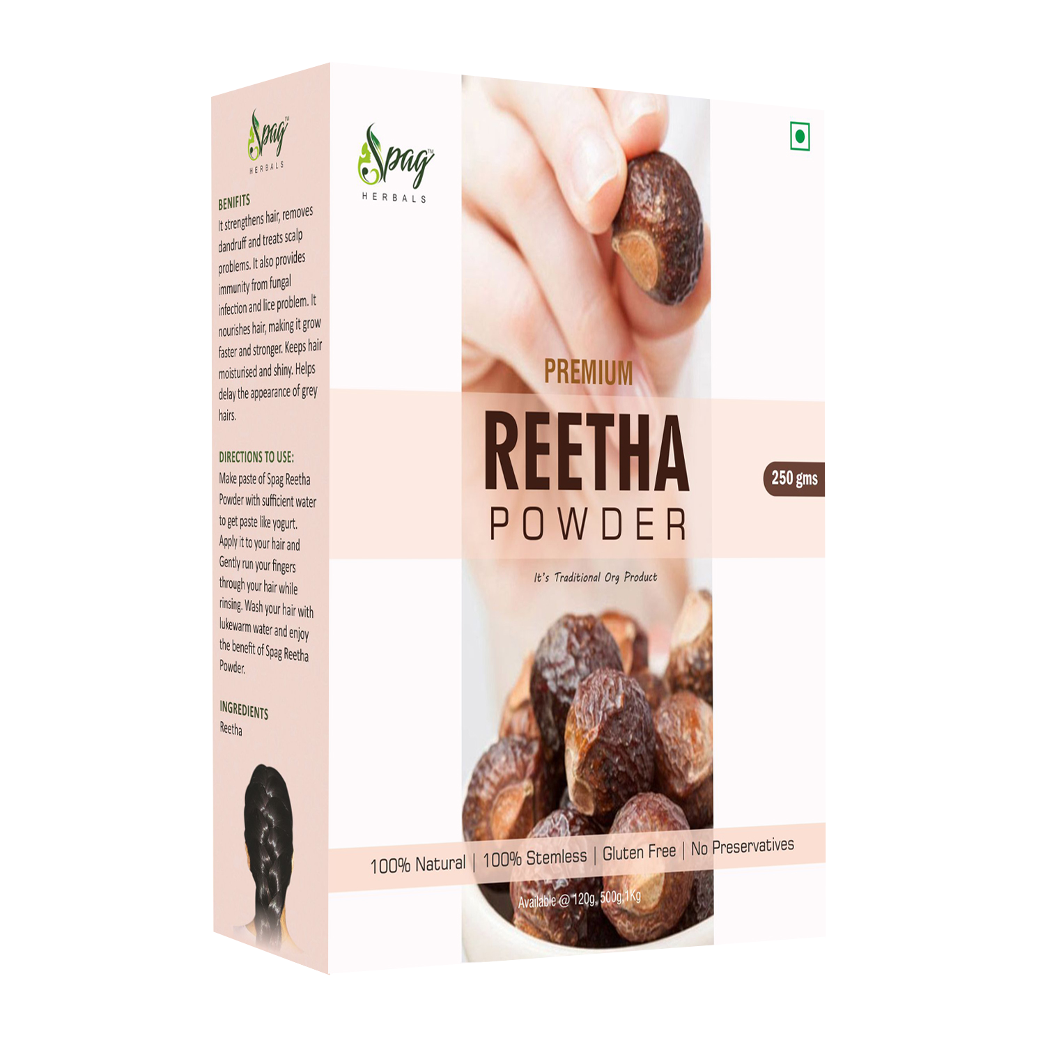 Reetha Herbal Powder – SPAG HERBALS