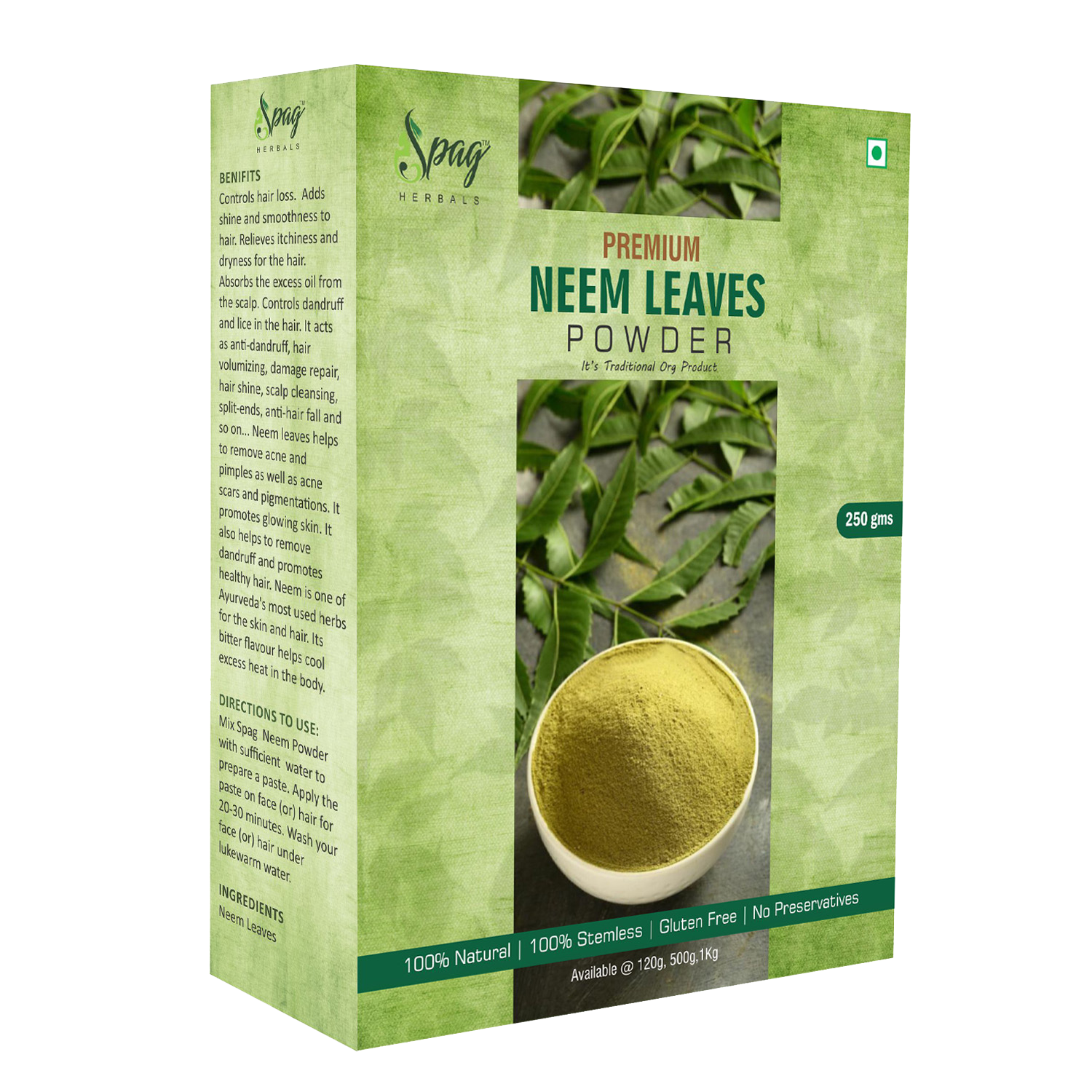 Neem Leaves Herbal Powder – SPAG HERBALS